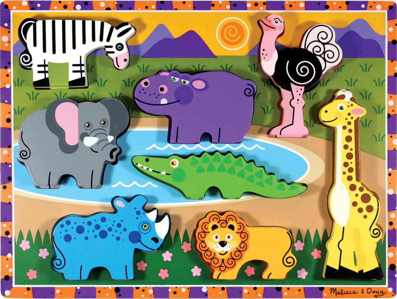 Safari Chunky Wooden Puzzle - Image 2