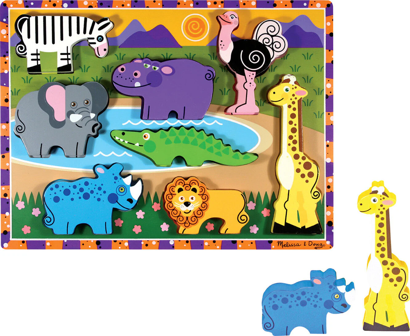 Safari Chunky Wooden Puzzle - Image 7