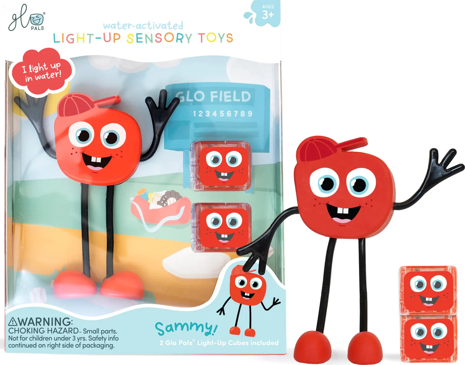 Glo Pals Sammy Character Red - Image 3