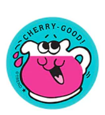 Scratch 'n Sniff Cherry Good Cherry Punch Stickers