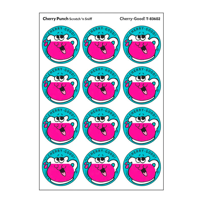 Scratch 'n Sniff Cherry Good Cherry Punch Stickers - Image 2