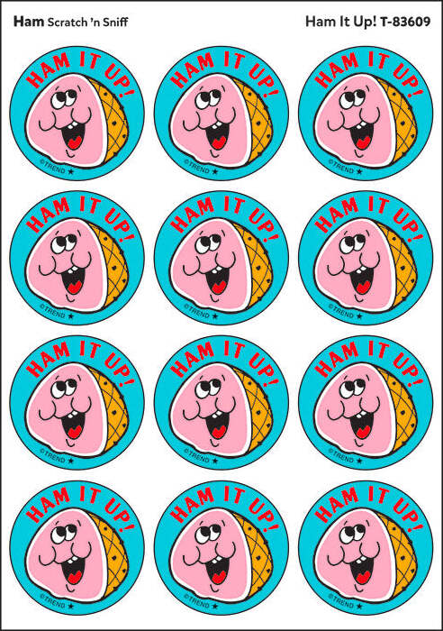 Scratch 'n Sniff Ham It Up Ham Stickers - Image 4