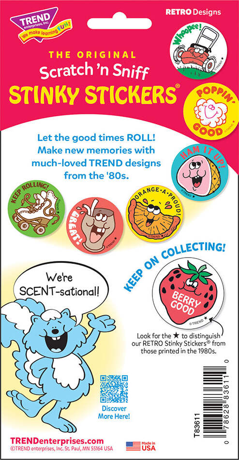 Scratch 'n Sniff Keep Rolling Leather Stickers - Image 5