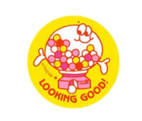 Scratch 'n Sniff Looking Good Gumball Stickers