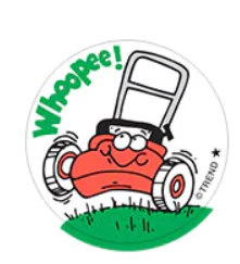 Scratch 'n Sniff Whoopee Green Lawn Stickers