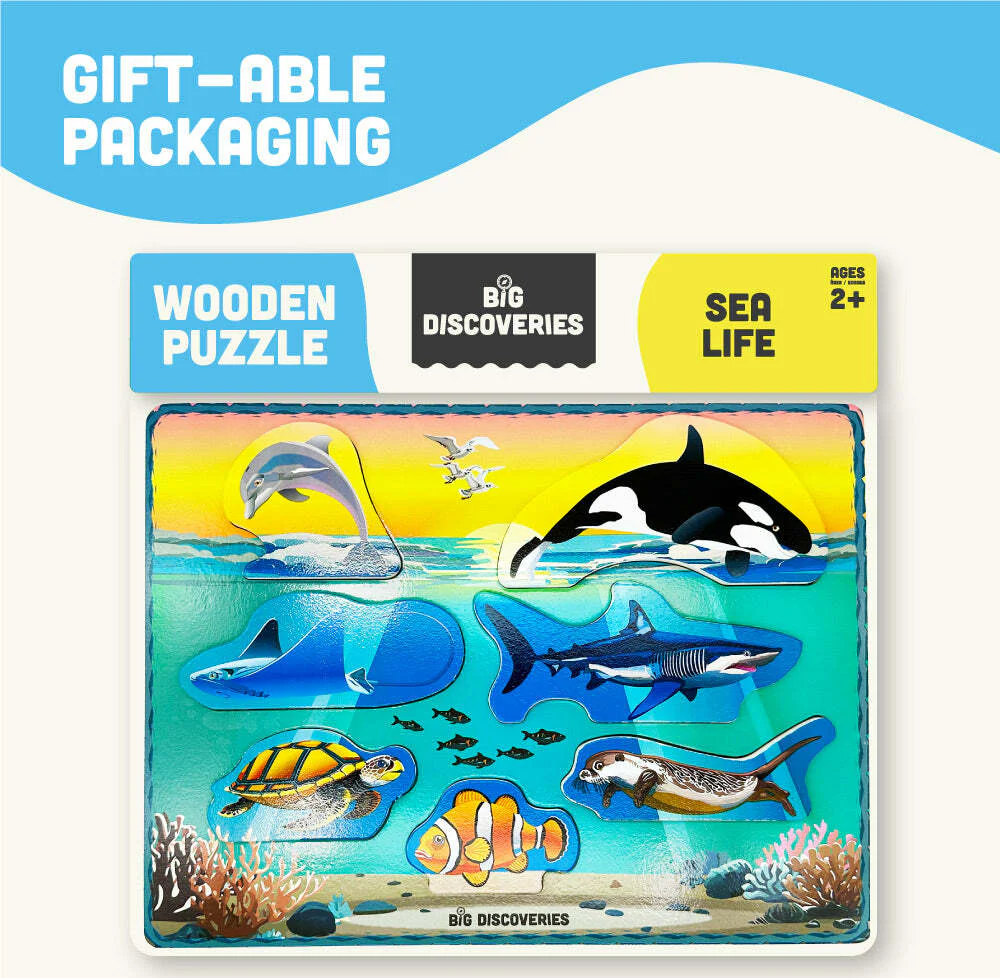 Sea Life Wooden Puzzle - Image 5
