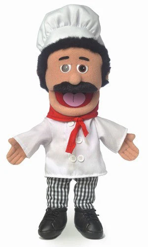 Silly Puppets Chef Luigi 14"