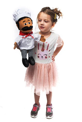 Silly Puppets Chef Luigi 14" - Image 2
