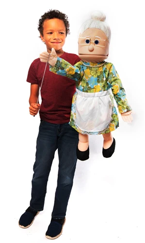 Silly Puppets Granny 25" - Image 2