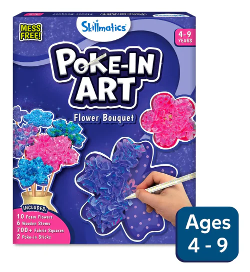 Poke-In-Art Flower Bouquet