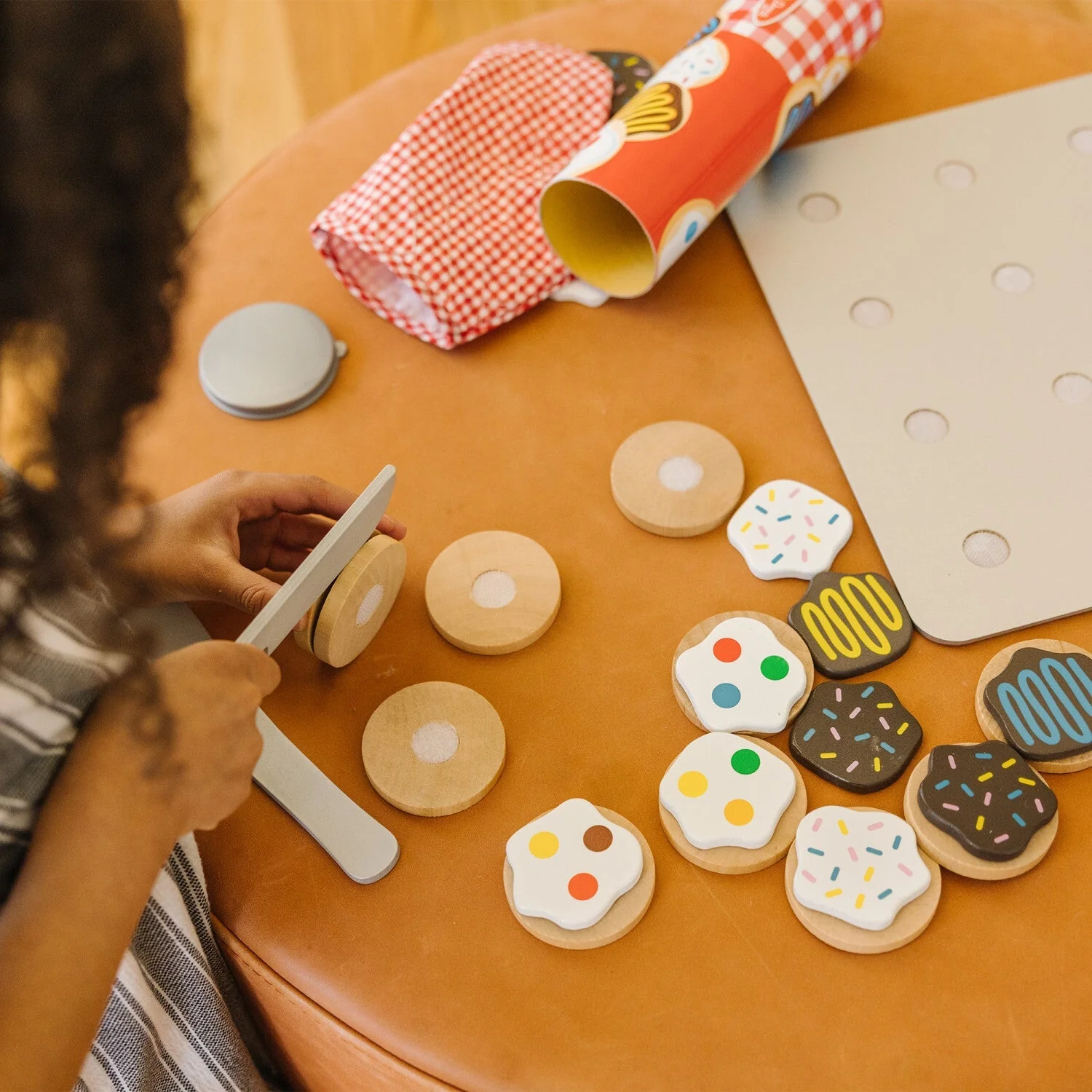 Wooden Slice and Bake Cookie Set - Image 3