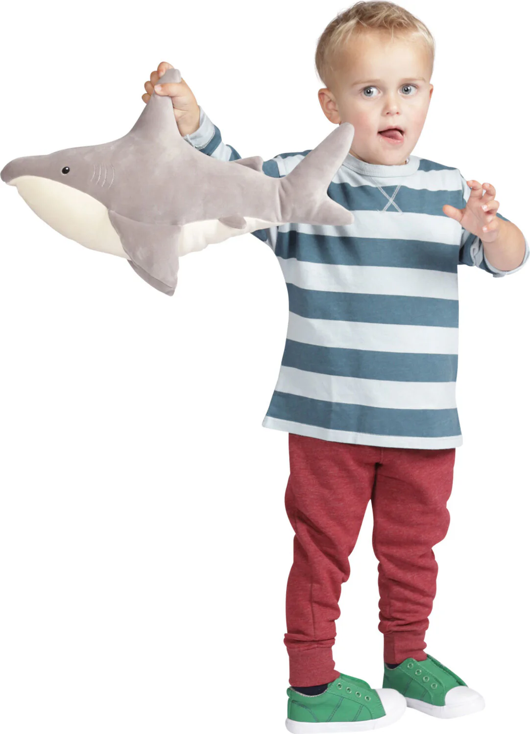 Snarky Sharky Velveteen Sea Life Toy Shark Stuffed Animal, 16" - Image 7