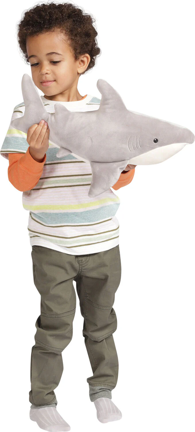 Snarky Sharky Velveteen Sea Life Toy Shark Stuffed Animal, 16" - Image 8