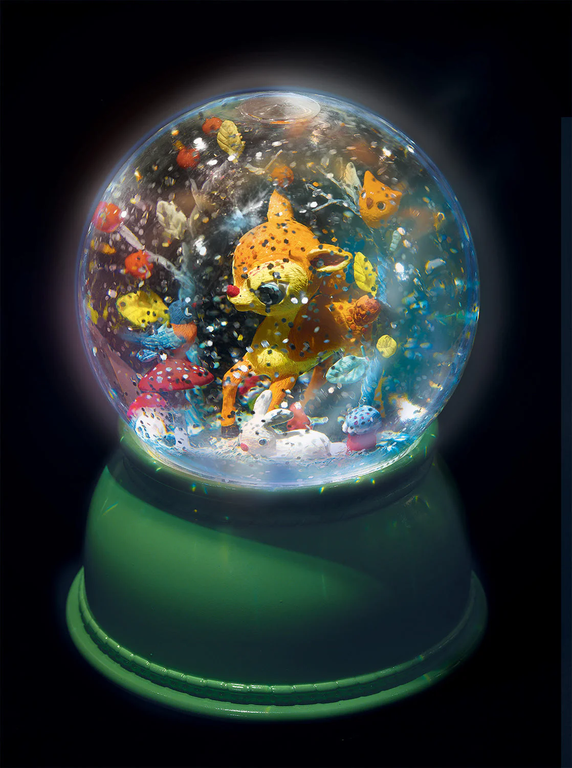Snowglobe Nightlight Fawn - Image 2