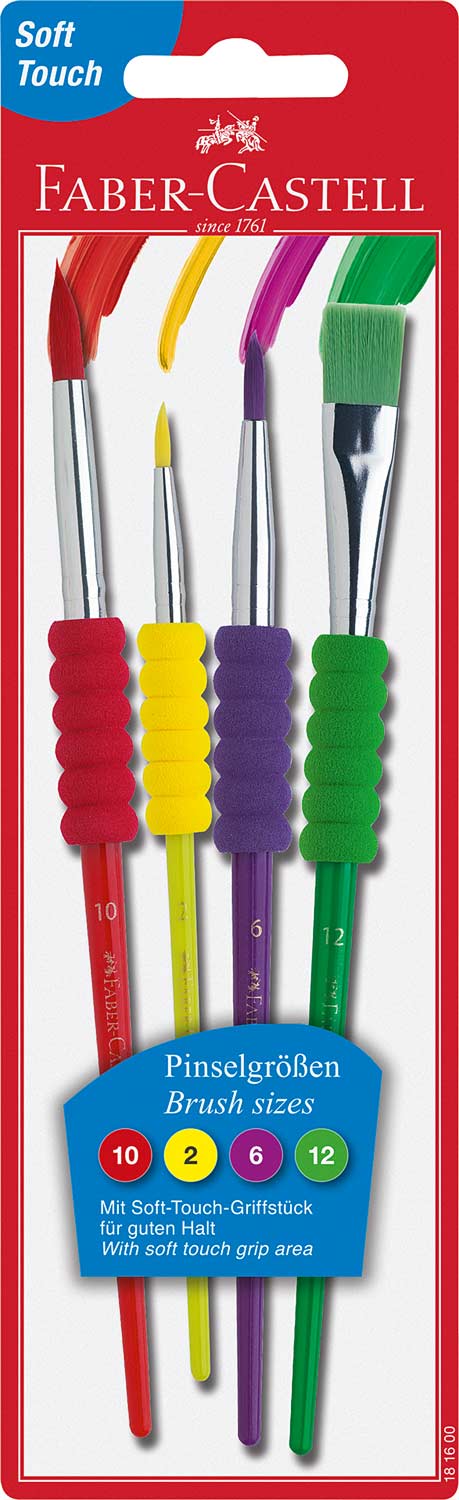 Soft Grip Brushes - 4 pack - Image 2