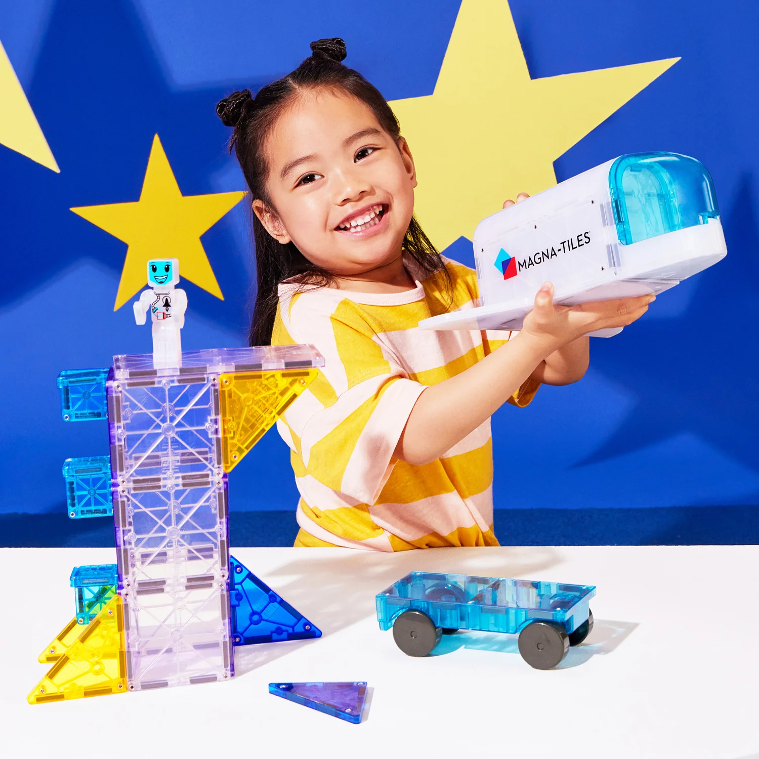 Magna-Tiles® Space and Micro Mags 32 piece set - Image 6
