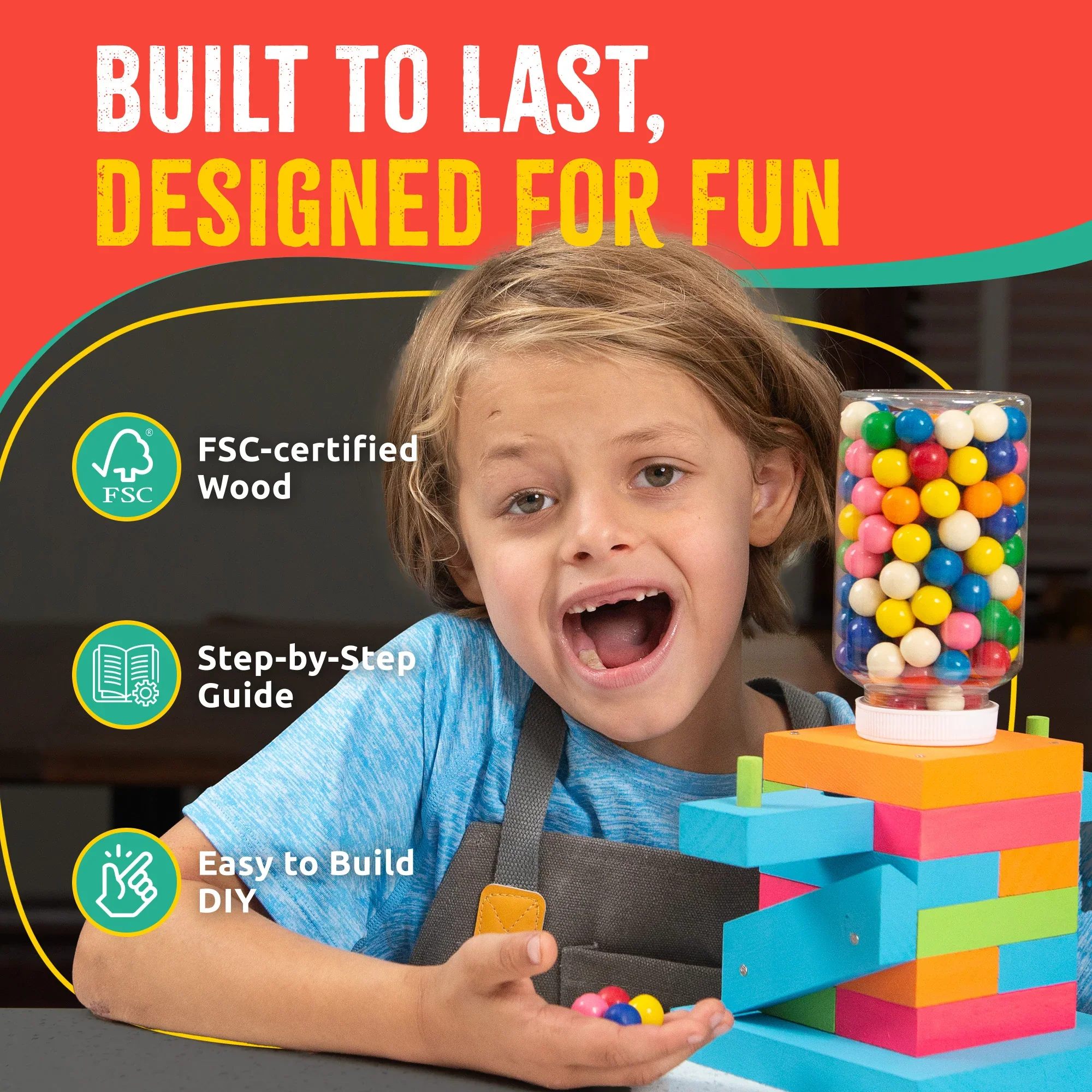 Candy Dispenser Woodworking Kit - Image 2