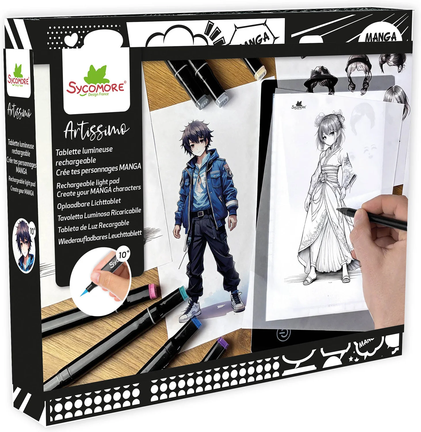 Manga Create Your Own With LED Light Pad