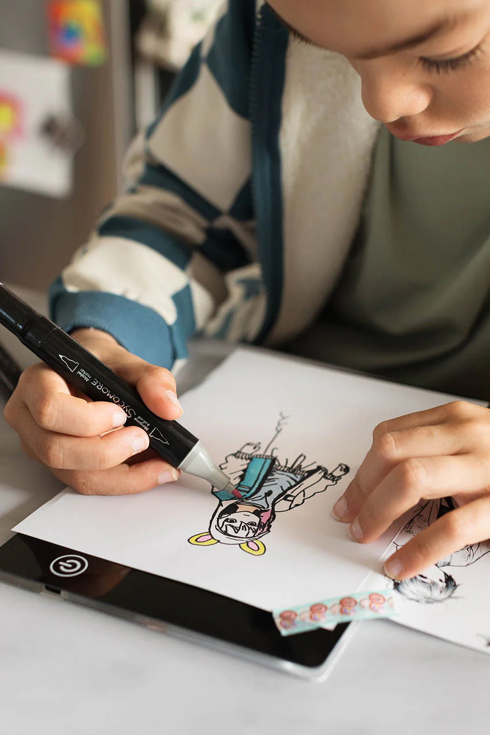 Manga Create Your Own With LED Light Pad - Image 8