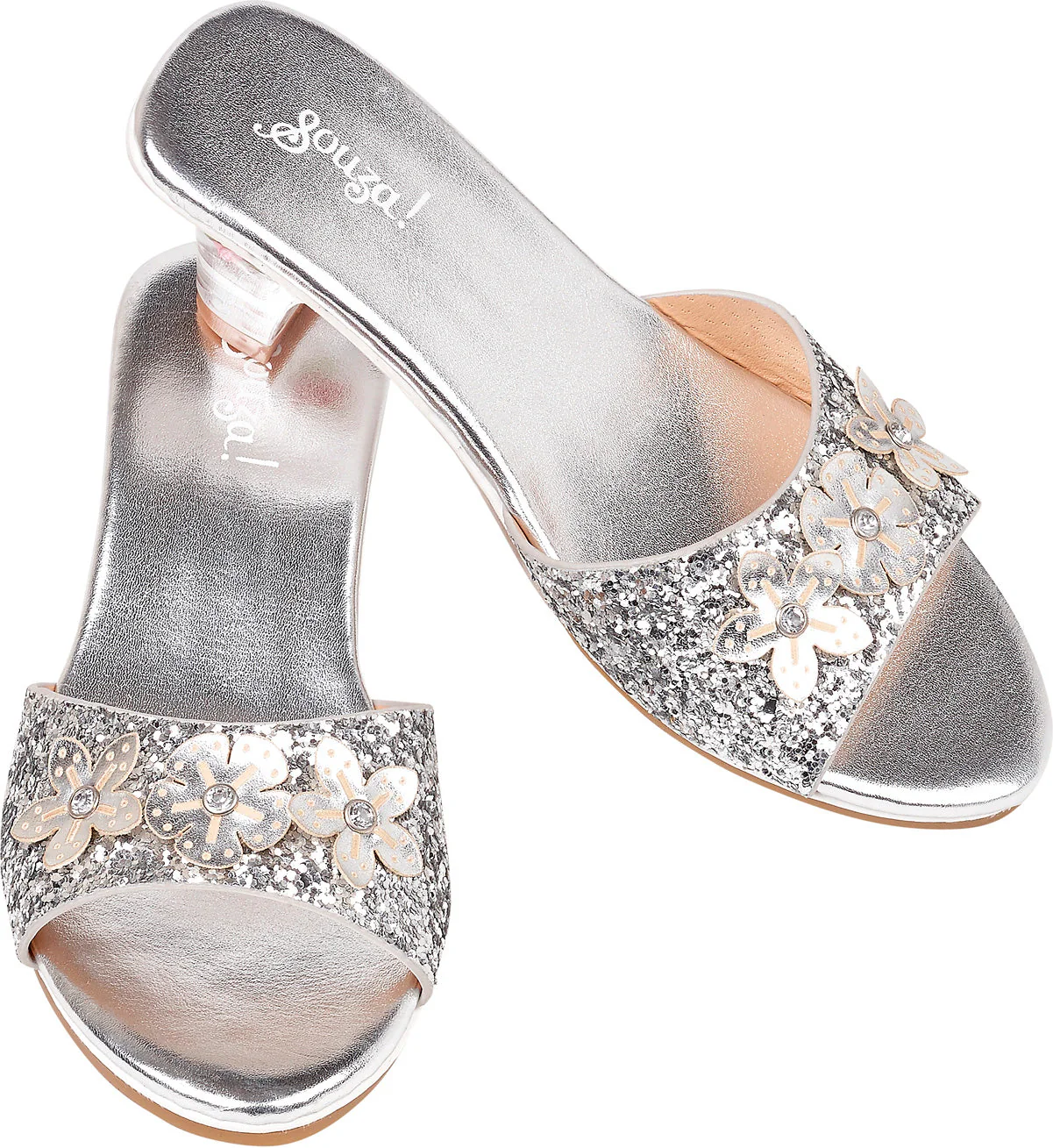 Mariona Silver Slipper Heel - Image 2
