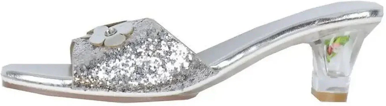 Mariona Silver Slipper Heel - Image 3