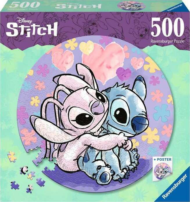 500 pc Stitch Round Puzzle