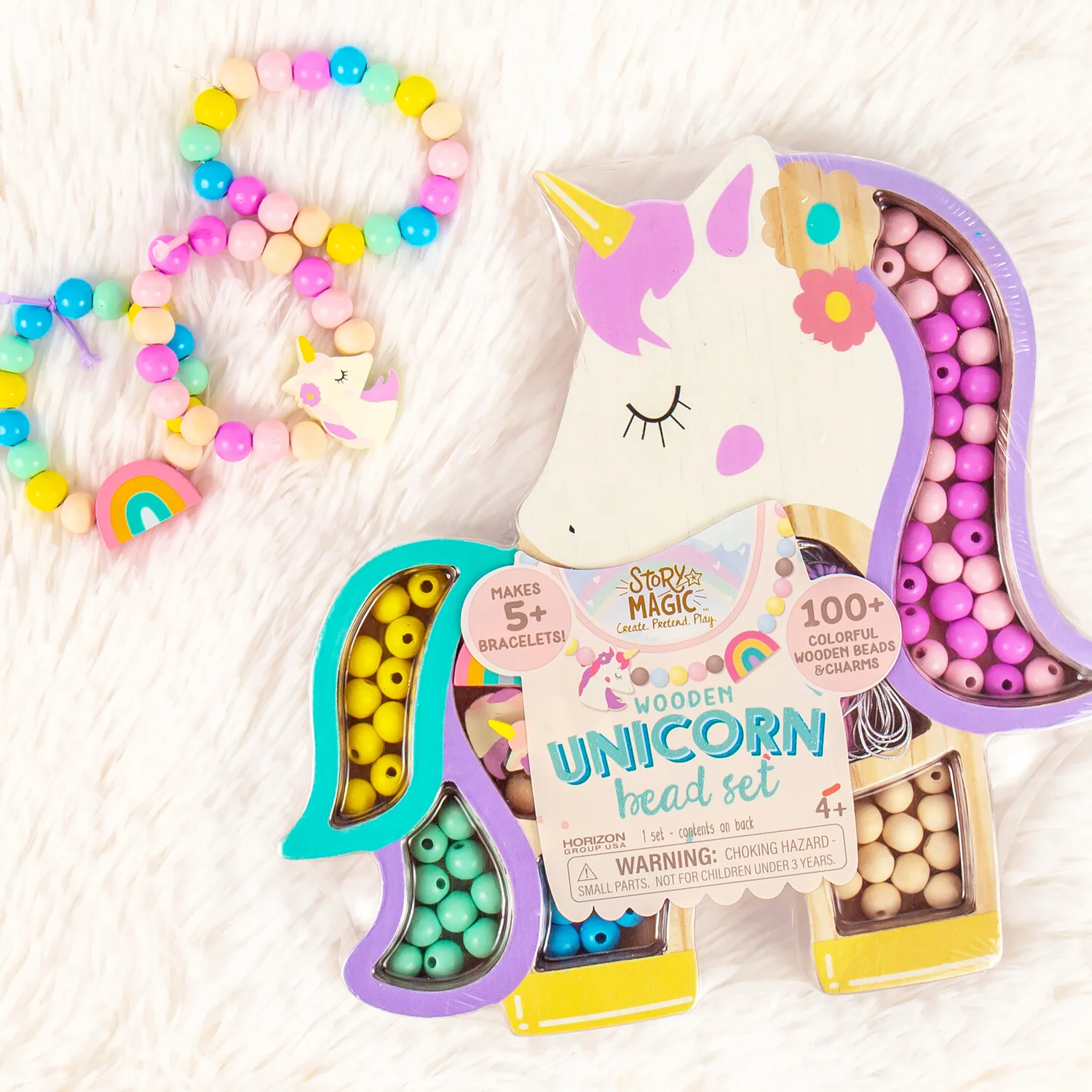 Story Magic Unicorn Wooden Bead Set - Image 5