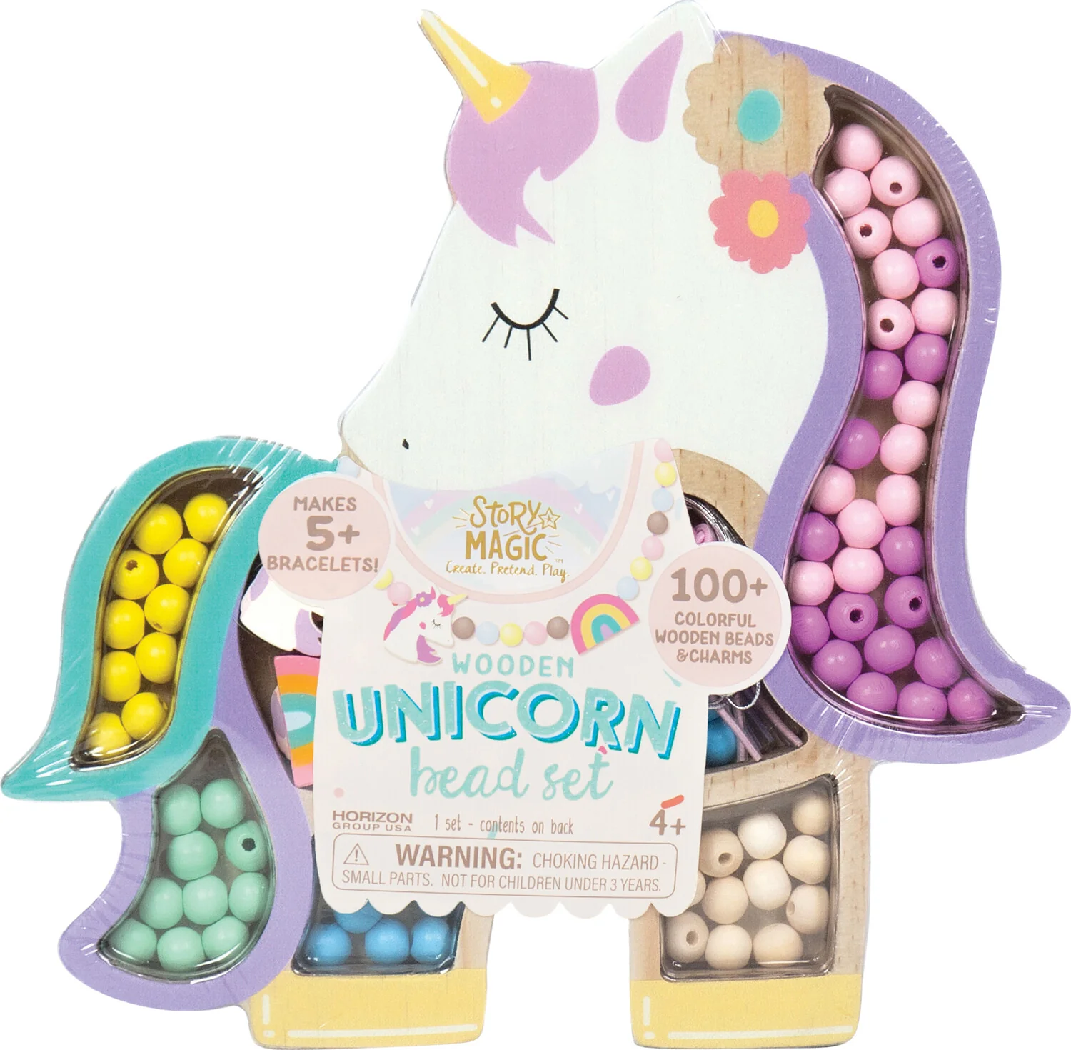 Story Magic Unicorn Wooden Bead Set - Image 7