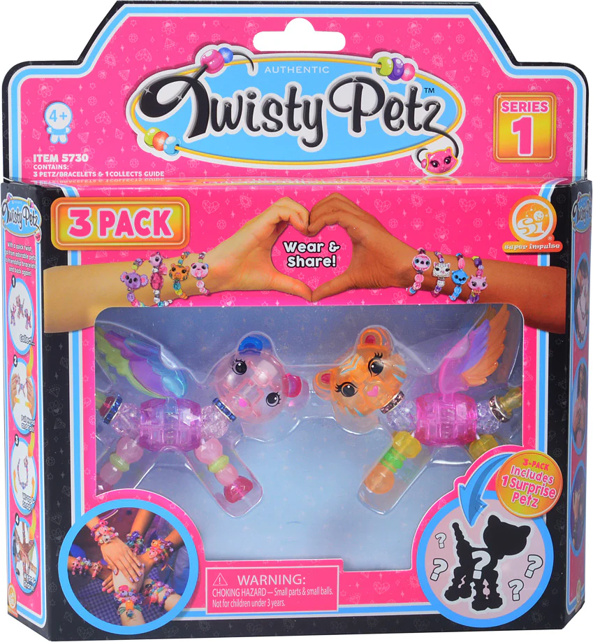 Twisty Petz 3 Bracelets