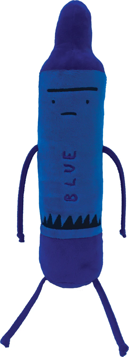 The Day the Crayons Quit 12" Plush - Blue Crayon - Image 2