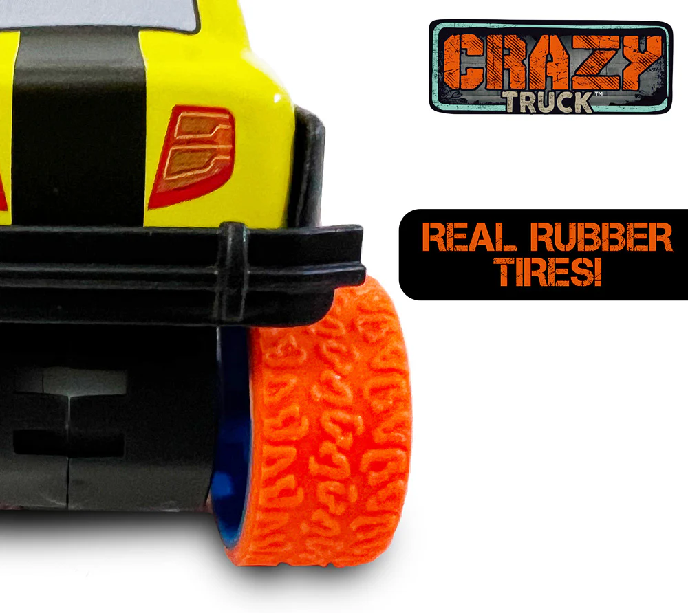 Crazy Truck Die Cast Pull-Back Trucks 10Pc Set - Image 4