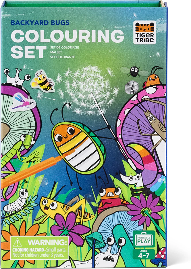 Coloring Set Backyard Bugs
