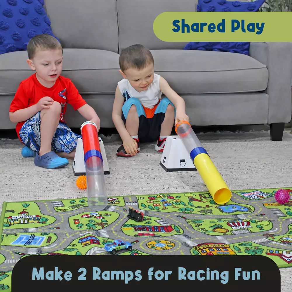 Toy Tunnel Raceway with Spikey Balls - Image 6