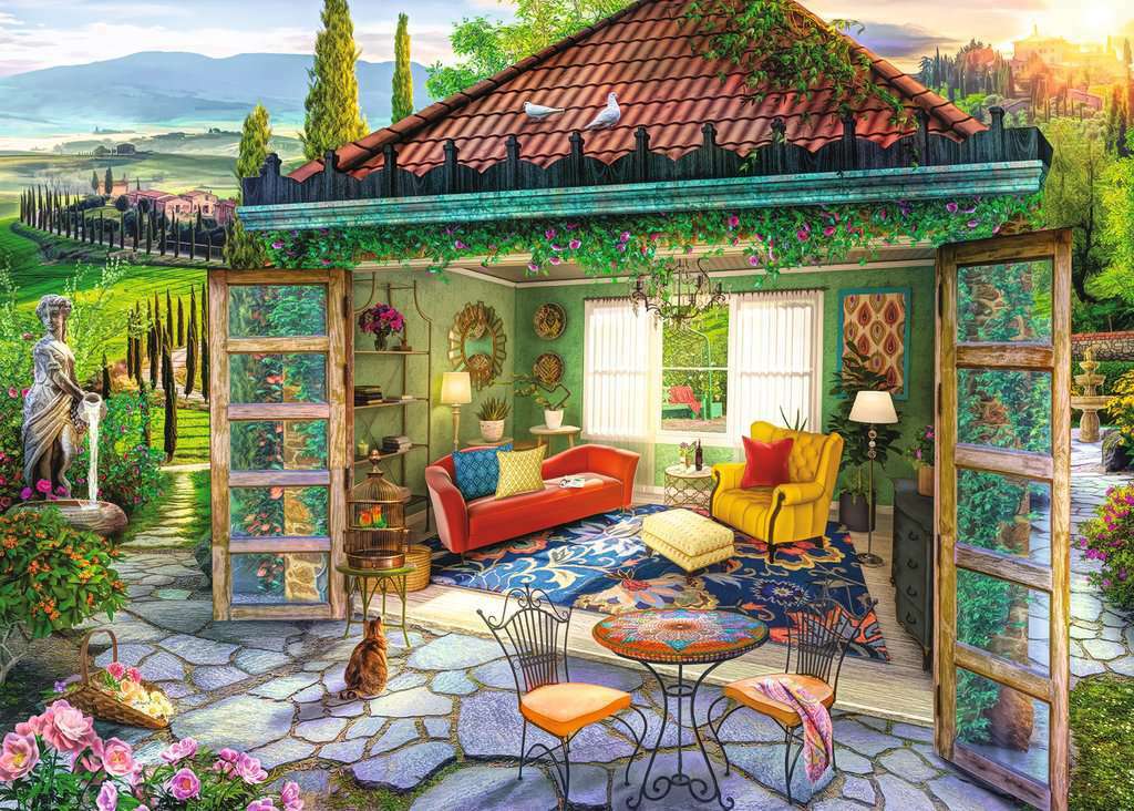 1000 pc Tuscan Oasis Puzzle - Image 2