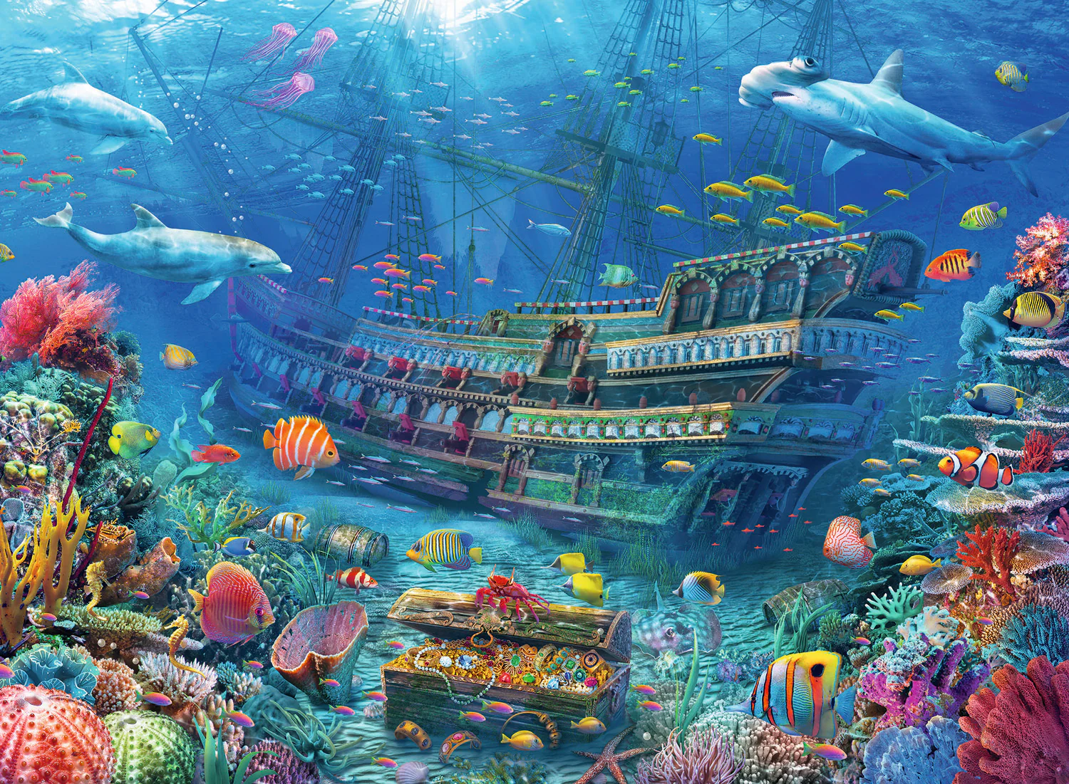 200 pc Underwater Discovery Puzzle - Image 2