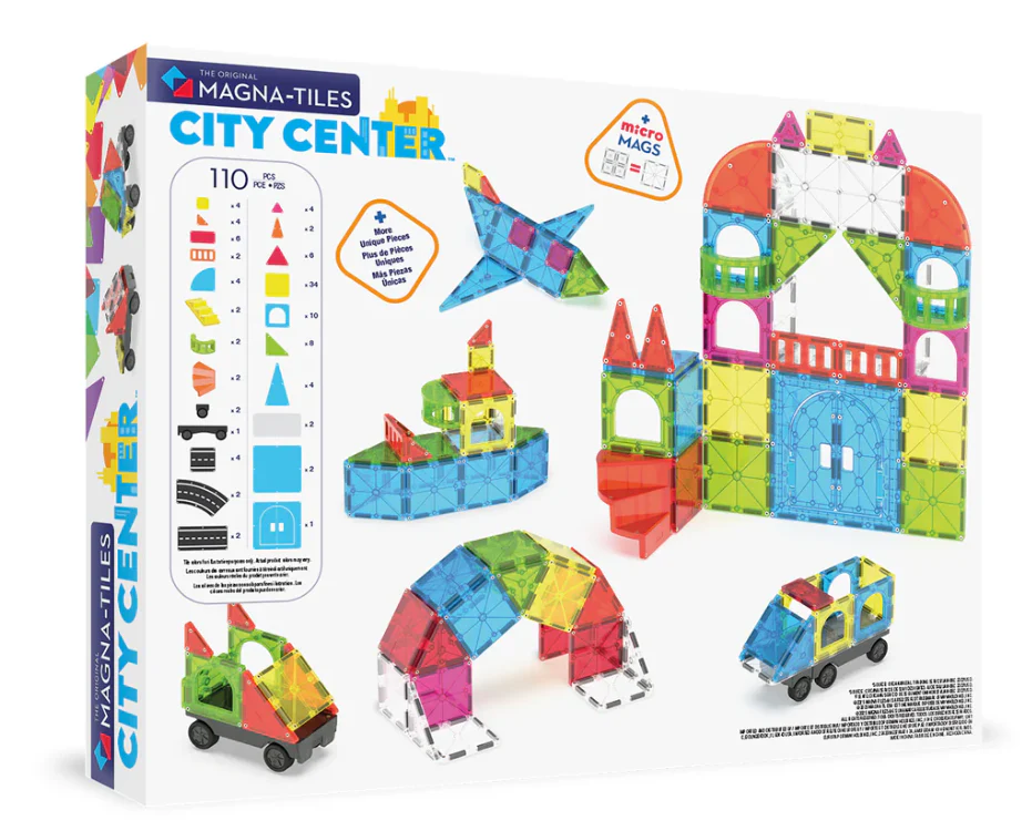 Magna-Tiles® City Center 110 piece set - Image 6