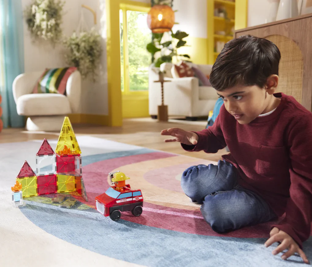 Magna-Tiles® Fire Rescue 27 piece set - Image 2