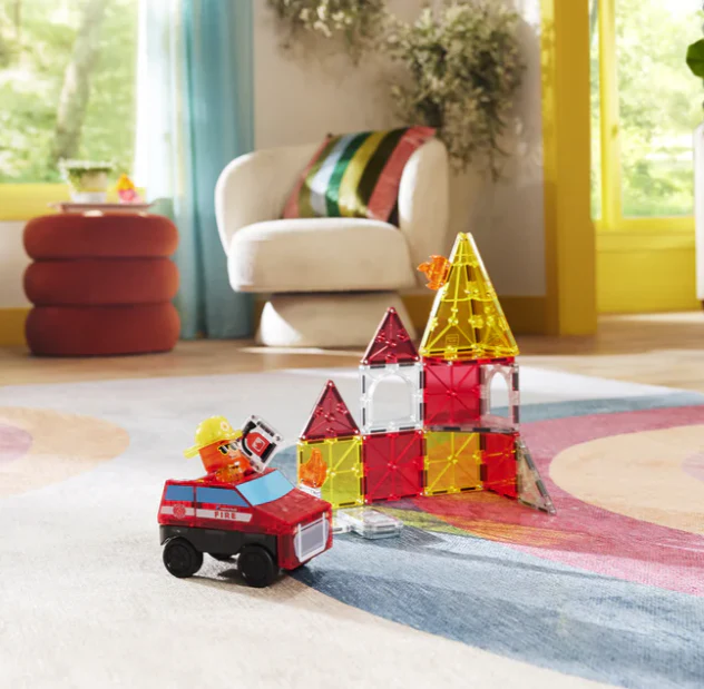 Magna-Tiles® Fire Rescue 27 piece set - Image 3