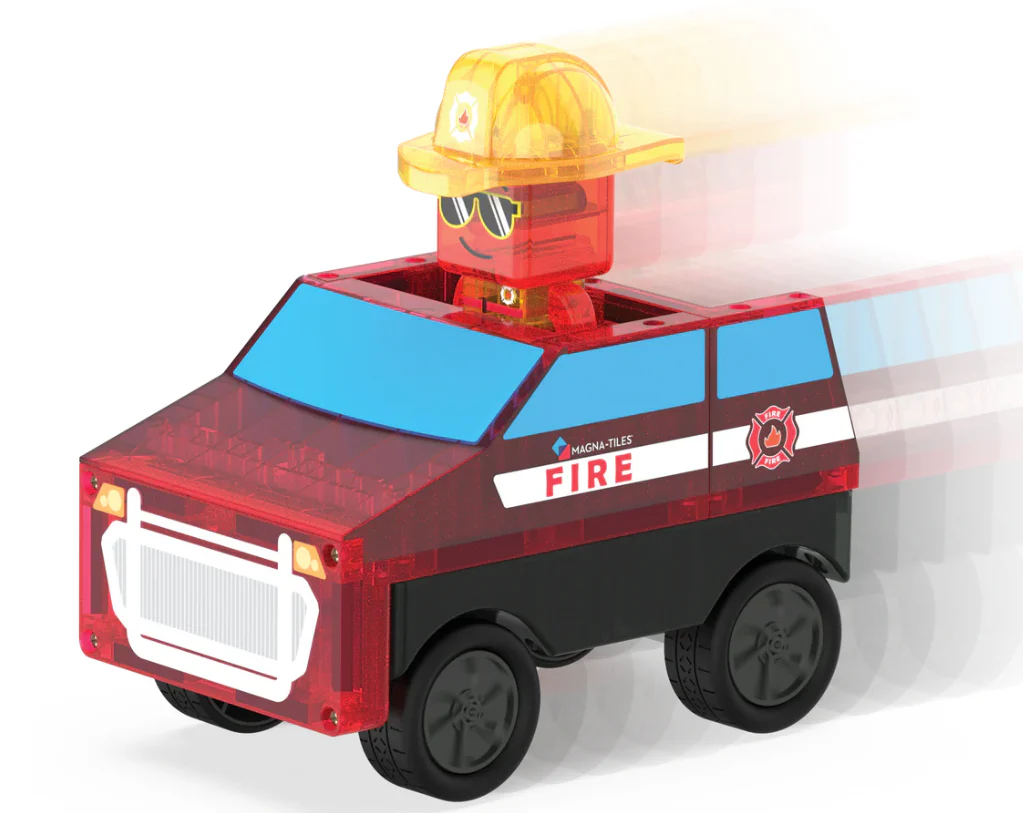 Magna-Tiles® Fire Rescue 27 piece set - Image 7