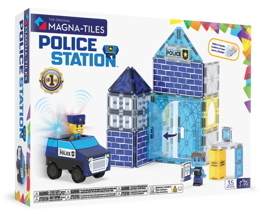 Magna-Tiles® Police Station 35 piece set - Image 2