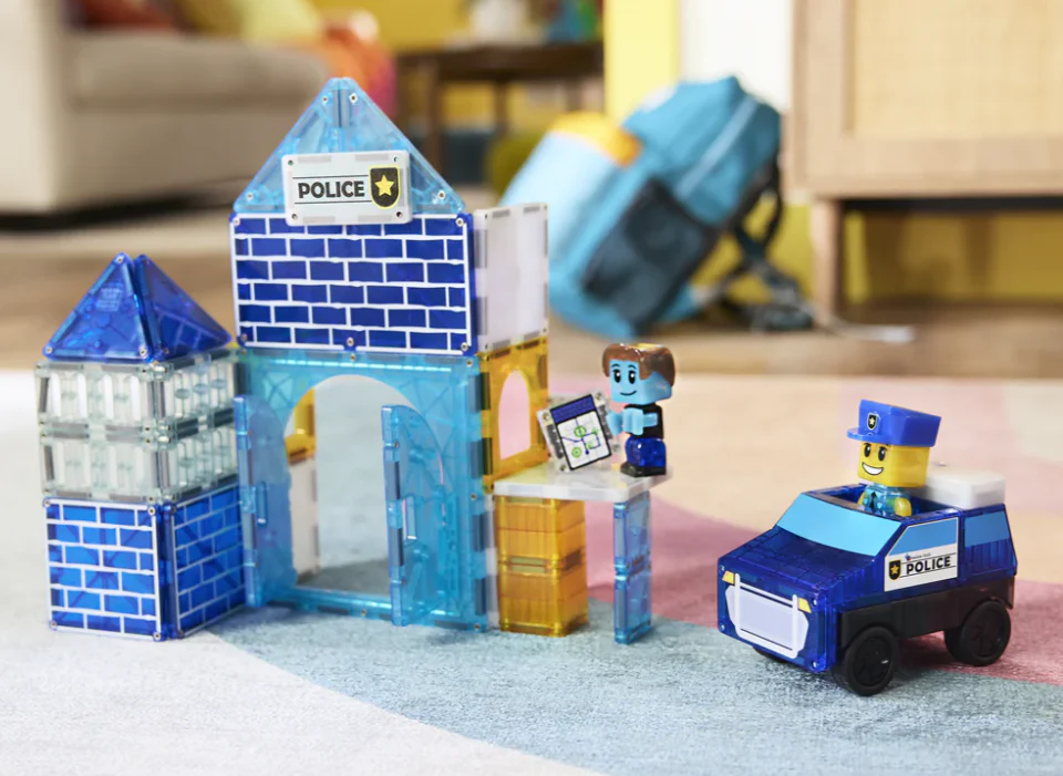 Magna-Tiles® Police Station 35 piece set - Image 4