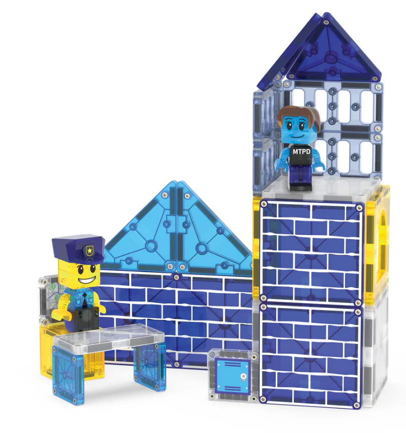 Magna-Tiles® Police Station 35 piece set - Image 6