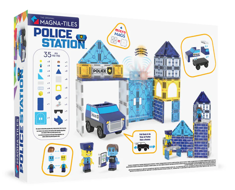 Magna-Tiles® Police Station 35 piece set - Image 9