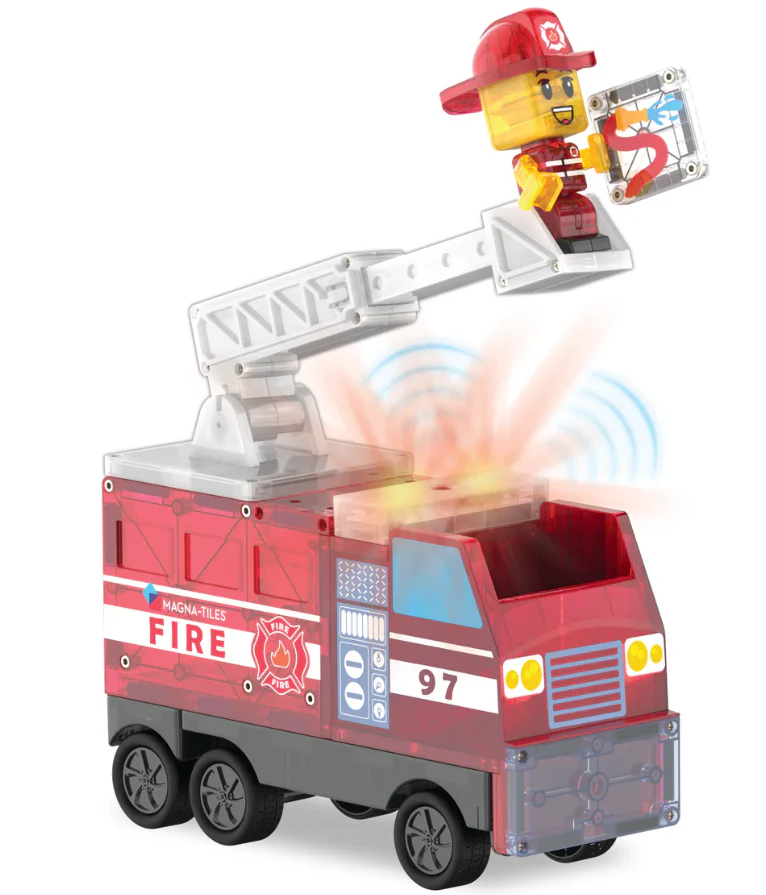 Magna-Tiles® Fire Station 50 piece set - Image 7