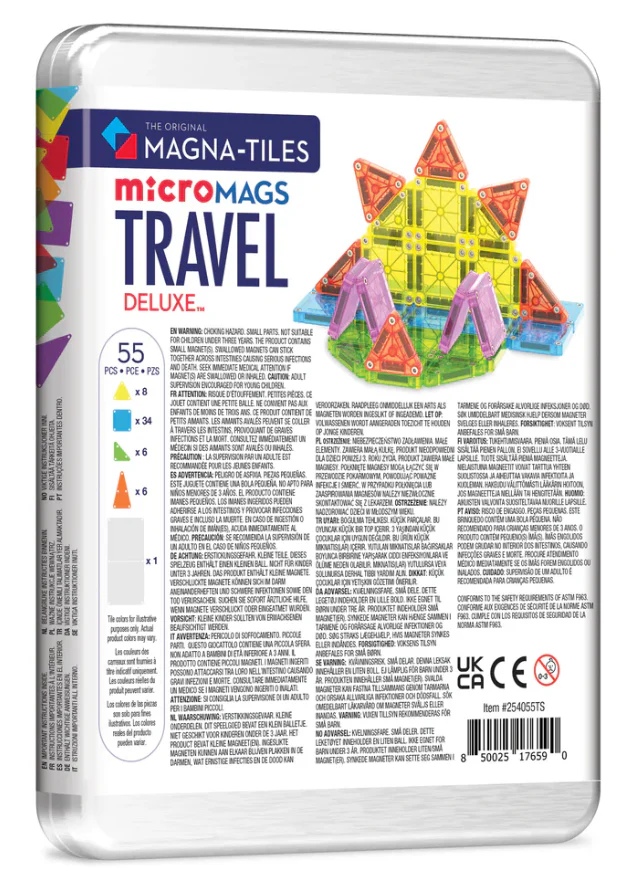Magna-Tiles® Travel Deluxe 55 piece set - Image 8