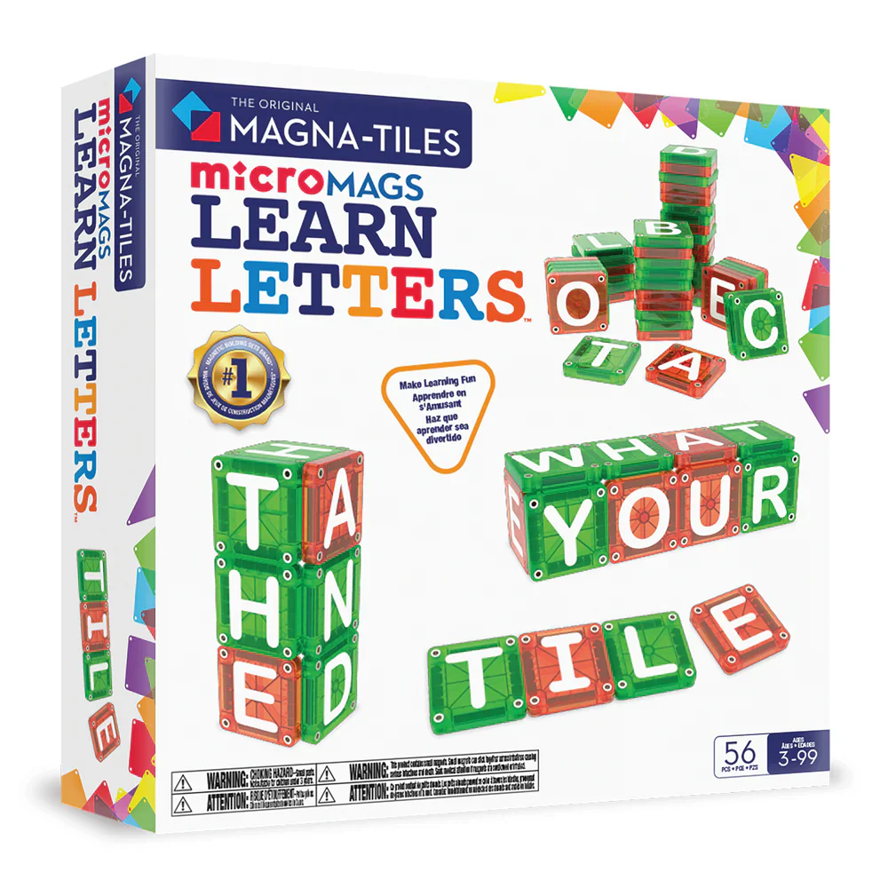 Magna-Tiles® Learn Letters Micromags - Image 9