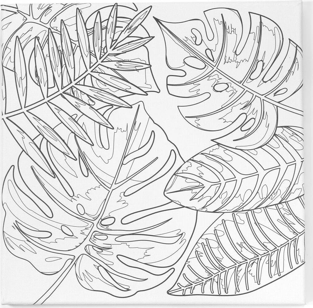 Watercolor Paint by Number Tropical - Image 10
