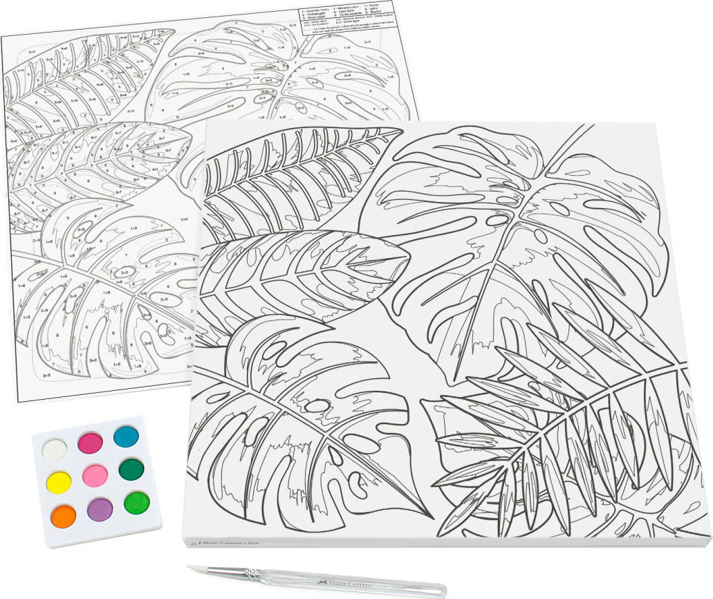 Watercolor Paint by Number Tropical - Image 8