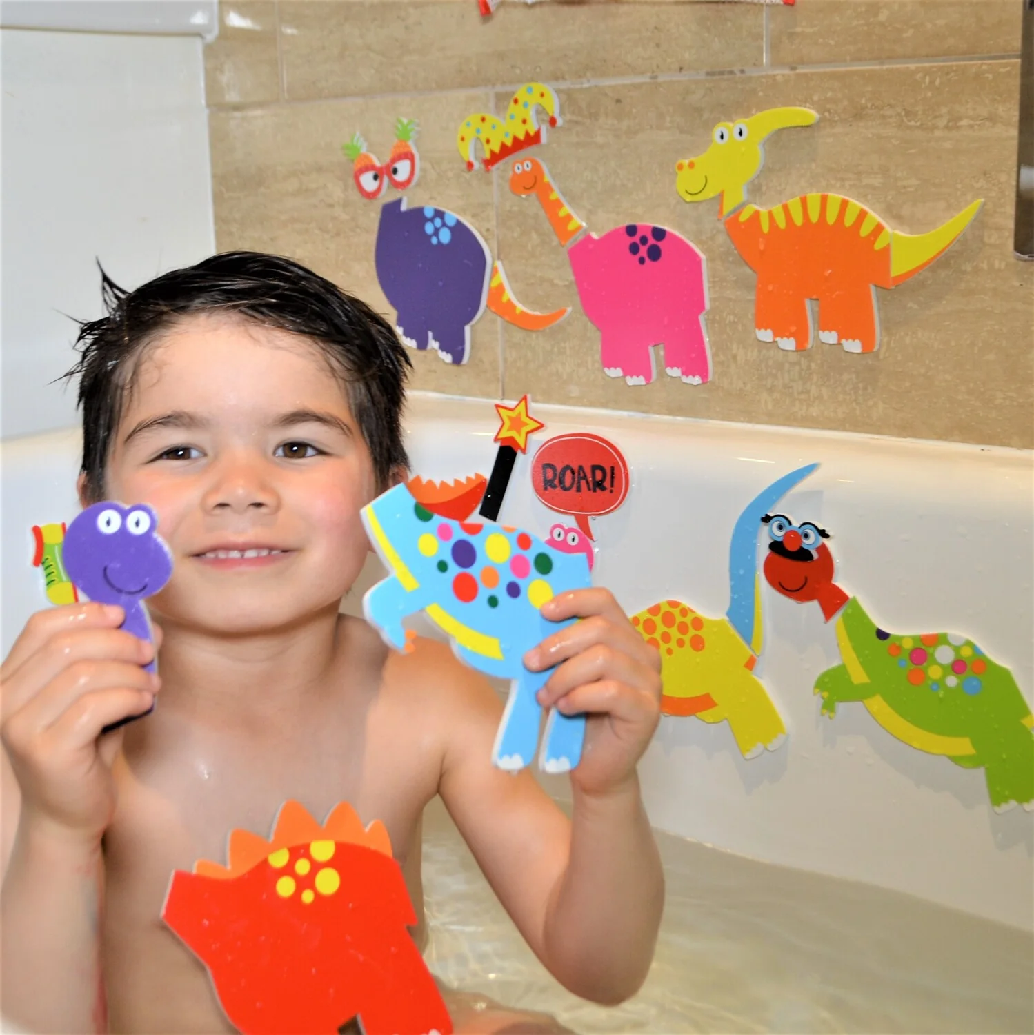 Bath Time Stickers Weird and Wonderful Dinosaurs - Image 4