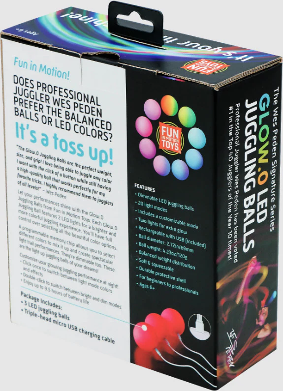 Wes Peden Glow LED Juggling Balls - Image 2